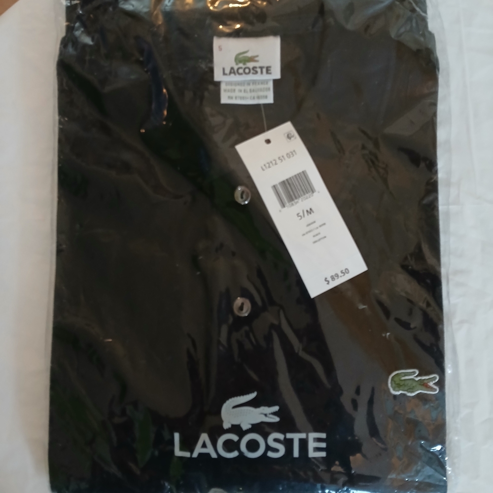 Lacoste Dark Polo with Crocodile Logo - Picture 2 of 2